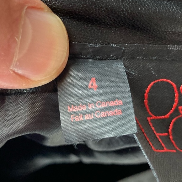 Oscar Leopold Black Lambskin Leather Pants - Picture 8 of 11